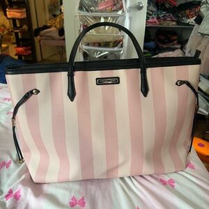 Victoria’s Secret Pink Striped Women's Tote Bag